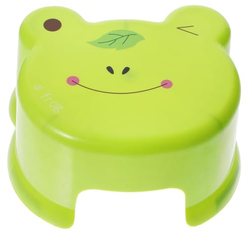Tabouret Enfant AntidéRapant Vert Plastique Stable avec Pieds AntidéRapants pour Usage Domestique Et Salle De Bain 8 3 Pouces Hauteur AdaptéE