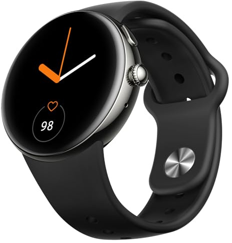 Parsonver Smartklocka för män kvinnor, 43 mm AMOLED som alltid visas, svara/ringa samtal och AI, 2 snabbfrigörande band, puls/sömnskärm, inbyggd 120+ sporter, IP68 fitnessklocka för iOS och Android