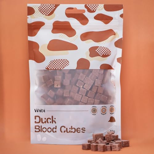 Freeze-Dried Duck Blood Cubes for Cat Treats Pets Dog Treats Natural Fresh Cat Food And Dog Food 50g Bag