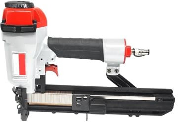 Grapadora neumática para tapicería Grapadora neumática RP2638, herramientas de enmarcado neumáticas for carpintería, decoración de techos, ancho de uñas, 16GA, 19-38mm de ancho