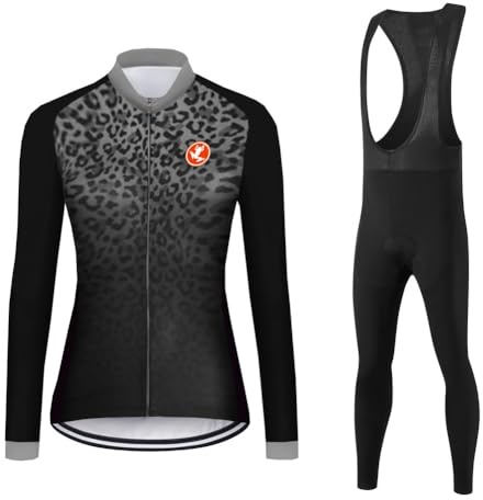 UGLY FROG Radbekleidung Langärmeliges warmes Damen Wollfutter Radhose mit Kissen 20D Gel