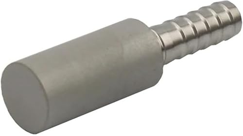 Stainless Steel Diffusion Stone for Home Brewing - 0.5 or 2 Micron Aeration Stone with 1/4 Barb(2 Micron)