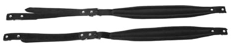 Asixxsix Cinghie per Fisarmonica, Tracolle Regolabili in Pelle PU Cinghie per Fisarmonica, Imbracatura Ampia e Comoda con Design Antiscivolo, per Fisarmoniche a Basso 16-120 Fisarmoniche a Piano