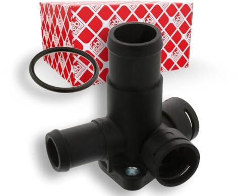 febi bilstein 12404 Coolant Flange for cylinder head, with seal, pack of one