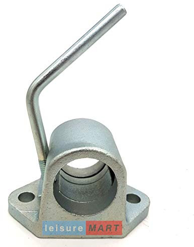 Trailer Jockey Wheel 48mm cast Steel Heavy Duty clamp Pt no. LMX1089