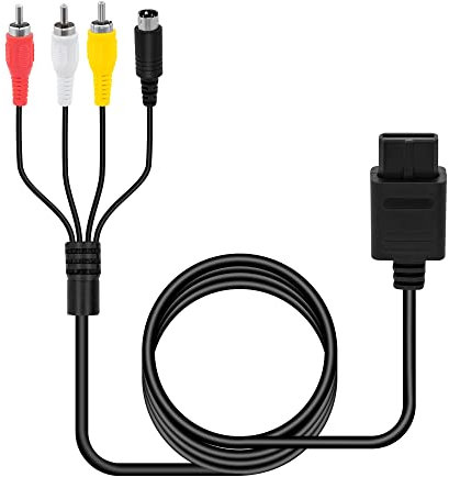 Mcbazel S-Video AV-Video-Kabel für Nintendo SNES/N64/Gamecube PAL/NGC