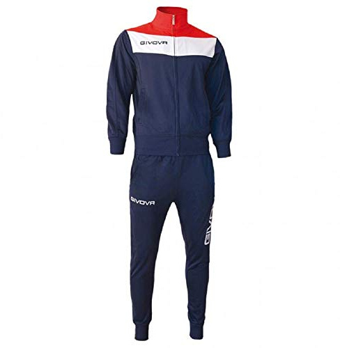 GIVOVA Mixte Survêtement Champ Combinaison, bleu/rouge, M EU