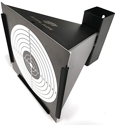 Atflbox BB Gun Trap with 50pcs Paper Target Bullet Catcher Shooting Target for Airsoft, Pellet, Rifle