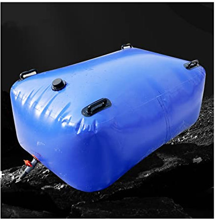 Foldable water storage bag，Portable Rain Barrel, Collapsible Water Storage Tank, Outdoor, Garden and Farm Water Storage Container，Water Storage Bag tank with faucet ( Size : 2.5*2*1m/5000L/1320gallon