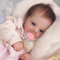 Zero Pam Bebe Reborn 48 CM Poupée Reborn Fille Poupon Qui Ressemble À Un Vrai Bébé Poupee Reborn Realiste Bebe Reborn Silicone Souple Poupée Mignonne pour Nouveau-né