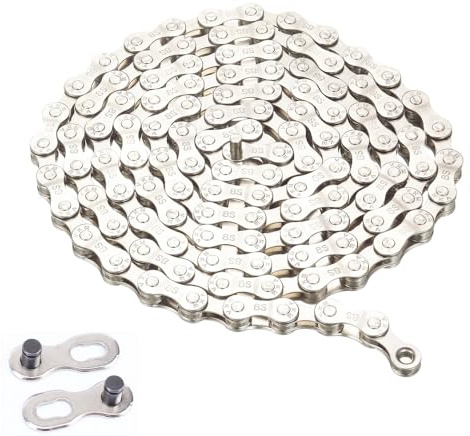 Shallho 6/7/8 Speed Bike Catena 116 Sinistra Acciaio Ad Alta Resistenza Della Bicicletta Derailleur Catene per 6/7/8 Marce Da Strada Mountain Bike