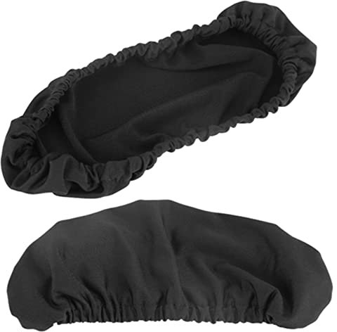 Nimomo 2pcs Fundas para Reposabrazos de Sillas, Protector de Reposabrazos, Fundas para Reposabrazos de Silla Extraíbles, Protector Elástico, Funda para Sillón de Oficina (Negro)