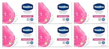 Vaseline Healty Plus Saponetta Healthy Bright 75g Confezione da 6 (2)