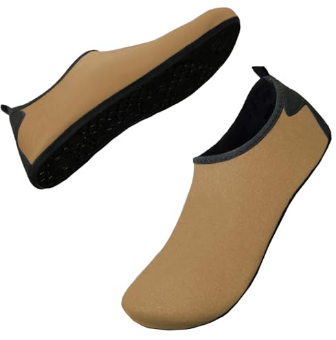 Zapatos de Agua Playa Escarpines Zapatillas Piscina de Deportes Acuáticos Buceo Surf Snorkel Yoga Piscina Hombre Mujer,Secado Rápido Antideslizante Zapatos