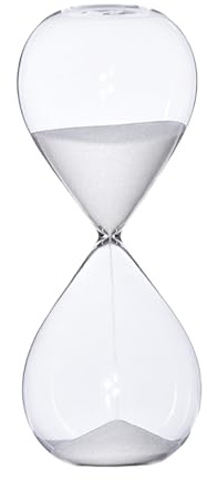 Elegantes temporizadores de arena de reloj de arena de 60 minutos para decoración del hogar y gestión del tiempo en estudio u oficina