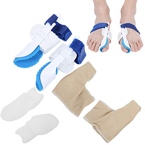 Brrnoo Kit separador de dedos 6 pcs Hallux Valgus Corrector Juanete Férulas Enderezadora del dedo pie para aliviar dolor metatarsiano Cuidado de los pies