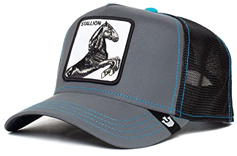 Goorin Bros. The Farm Reflective Collection Gorra de Camionero Unisex, Ajustable, Talla única, Negro, Talla única