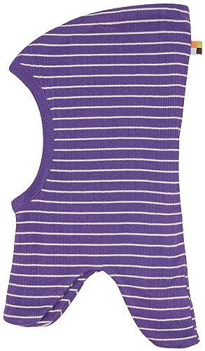 loud + proud Unisex Kinder Lt1 Schlupfmütze Derby Rib, GOTS Zertifiziert Sturmhaube, Violet, 42-44 EU