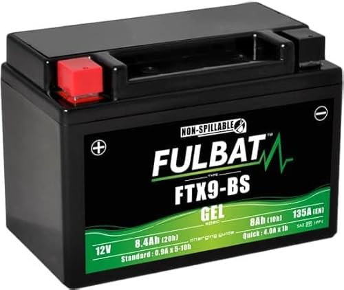 Yuasa YTX9-BS Equivalent GEL UPGRADE BATTERY for Kawasaki - FULBAT FTX9