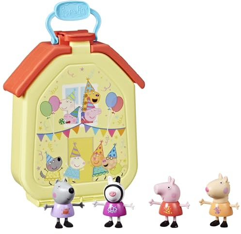 Hasbro Peppa Pig Peppas Partyhaus für unterwegs Spielset