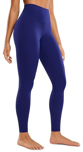 CRZ YOGA Women's Butterluxe Yoga Leggings 28'' - High Waisted Workout Gym Leggings Buttery Soft Yoga Pants Larkspur Blue 12
