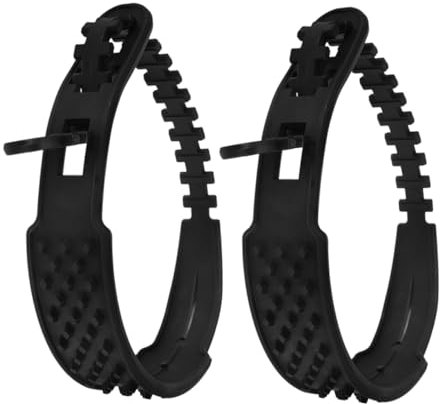 ULTECHNOVO 2piezas Cadenas Antideslizantes Invierno Para Coches Motos Camiones De Tacos Para Neumáticos Tracción