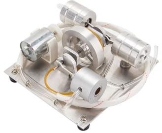 Mious Kit de construcción de motor Stirling de aire caliente, kit de bricolaje para máquina de vapor, modelo de experimento científico con generador eléctrico