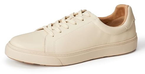 Amazon Essentials Zapatillas Clásicas Bajas Hombre, Crema, 43 EU