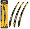 TOLESA Japanese Teeth Reciprocating Saw Blade 300mm, Arc Edge Wood Pruning Saw Blades 6TPI for Tree Trimming&Wood Cutting (3-Pack)​