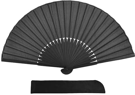 Ventilatore Pieghevole A Mano: Ventilatore In Seta Di Pieghevole Portatile Pieghevole | Fan Cinesi Giapponesi Per Flash Caldo, Chiesa, Decorazione, Festival Musica, Danza, Festa,