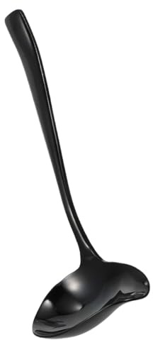 POPETPOP Cucchiaio da Salsa Beccuccio in Acciaio Inox 304 Manico lungo Utensile da Cucina per Servire Sughi e Dessert Facile da Impugnare