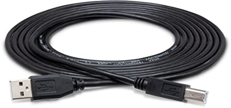 Hosa USB-215AB High Speed USB Cable, Type A to Type B, 15 Feet