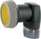 SCHWAIGER 319 Single LNB Low Noise Blockconverter Sun Protect digital hitzebeständig LNB-Kappe Satellitenschüssel-Zubehör SAT-Empfang Wetterschutz vergoldete Kontakte anthrazit