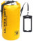 Premium Wasserdichte Tasche, Sack mit Handy-Trockentasche und langem, verstellbarem Schultergurt, ideal für Kajakfahren/ Bootfahren/ Kanufahren / Angeln / Schwimmen / Camping (Gelb10 Liter)
