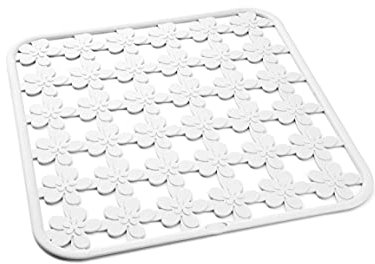 Snips | Tappeto Lavello | Salva Lavello | 30,5 x 29 cm | Plastica Riciclata | Colore Bianco | Made in Italy |