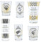 Game Of Thrones - Glassware - Game of Thrones Shot Glasses Set