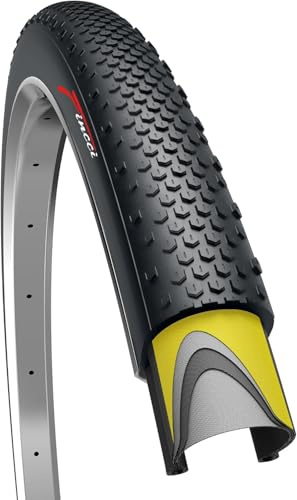 Fincci Cykeldäck 700 x 38 c – Gravel fällbara däck 28 tum med 1 mm punkteringsskydd, 60 TPI vägcykel kappa 40–622 för Gravel Bike, E-cykel, gata, mountainbike MTB, turcyklar – 28 x 1,5