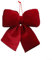 Fiocco di velluto di Natale, fiocco rosso per porta albero di Natale, ghirlanda di Natale, per avvolgere festival, per albero di Natale, camino, casa, porta d'ingresso (M)
