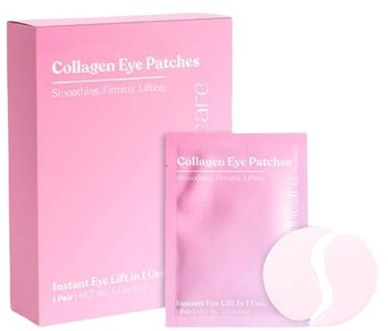 Masque Hydratant pour les Yeux - Soin Raffermissant 8 Paires | Masque Contour des Yeux Anti-Poches | pour Femmes et Hommes, Lisse, Hydrate, Réduit les Pattes d'Oie, Répare la Sécheresse du Visage