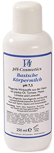 basische Cuerpo Leche PH 7, 5, bodylotion eincremen Después alcalinos de baño, PH Cosmetics