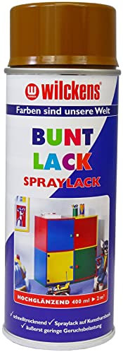 Wilckens Spraylack Buntlack Hochglanz, 400 ml, RAL 8003 Lehmbraun