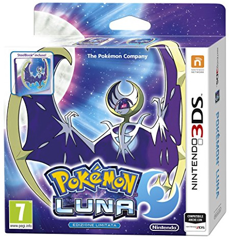 NINTENDO POKEMON LUNA FAN EDITION PER NINTENDO 3DS STEELBOOK INCLUSO VERSIONE ITALIANA