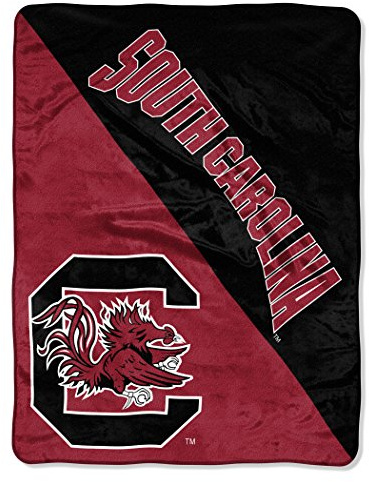 Northwest NCAA South Carolina Fighting Gamecocks unisex-vuxen mikro Raschel filt, 117 cm x 152 cm, halvton