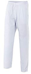 Velilla 337; Pantalón pijama sanidad y servicios; color Blanco; Talla 2XL