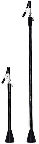 Brazos magnéticos Toolour Ayudando a manos soldando 320mm / 150mm Tercera mano 2 brazos flexibles con pinzas de cocodrilo y fuerte base magnética