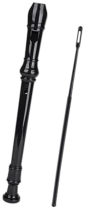 skola blockflöjt 8-håls blockflöjt ABS Blockflöjt Flöjt nybörjare åtta-håls blockflöjt musik (Color : Black)