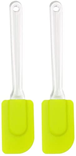XYWHPGV 2 pezzi spatola flessibile in silicone resistente al calore antigraffio giradischi da cucina antiaderente raschia per cucinare cottura verde(238b5 67e71 f52fc 54a91 fc395 a494e