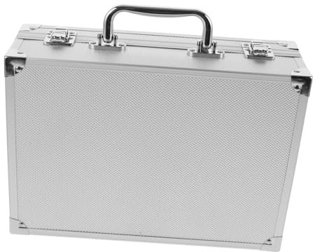 Hohopeti Valigetta Porta Attrezzi in Lega Di Alluminio Serratura Cassetta Degli Attrezzi Multifunzionale Leggera e Compatta Per Riporre Utensili