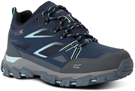 Regatta Women's Holcombe Low III Walking Shoes Water Resistant Padded Durable Hiking Footwear