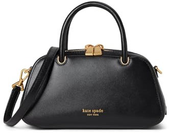 kate spade new york Grace Mini-Tasche aus genarbtem Leder, Schwarz, Einheitsgröße